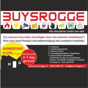 aanbieding Buysrogge alarm beveiliging 2019